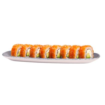 Uramaki creamy cheese łosos