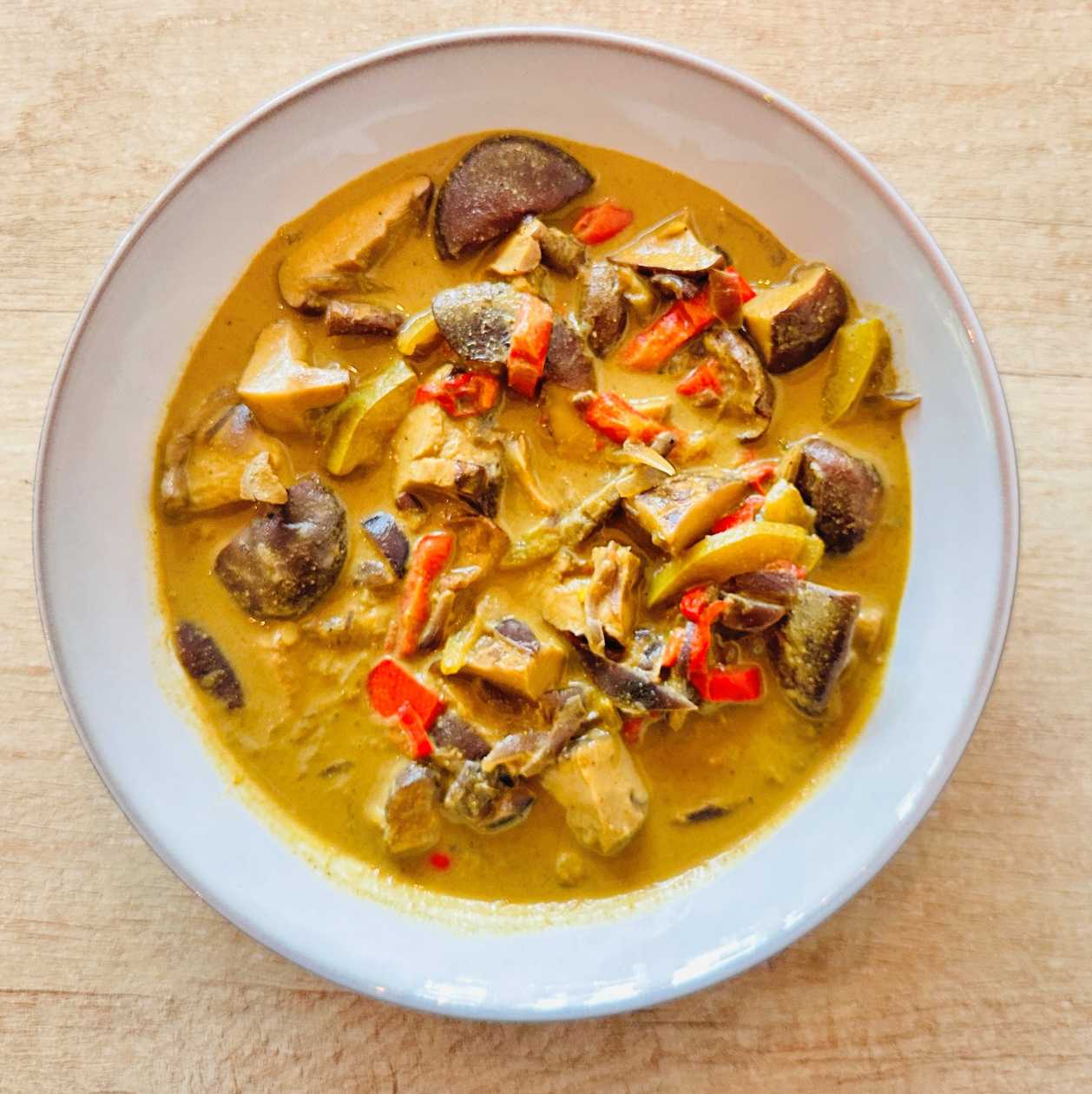 Shiitake curry  – vegan
