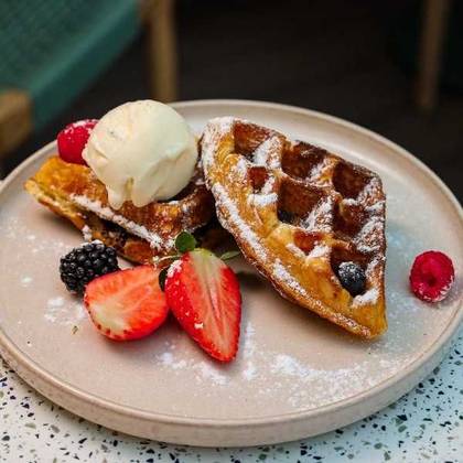 Waffle Recheado com Cholocate