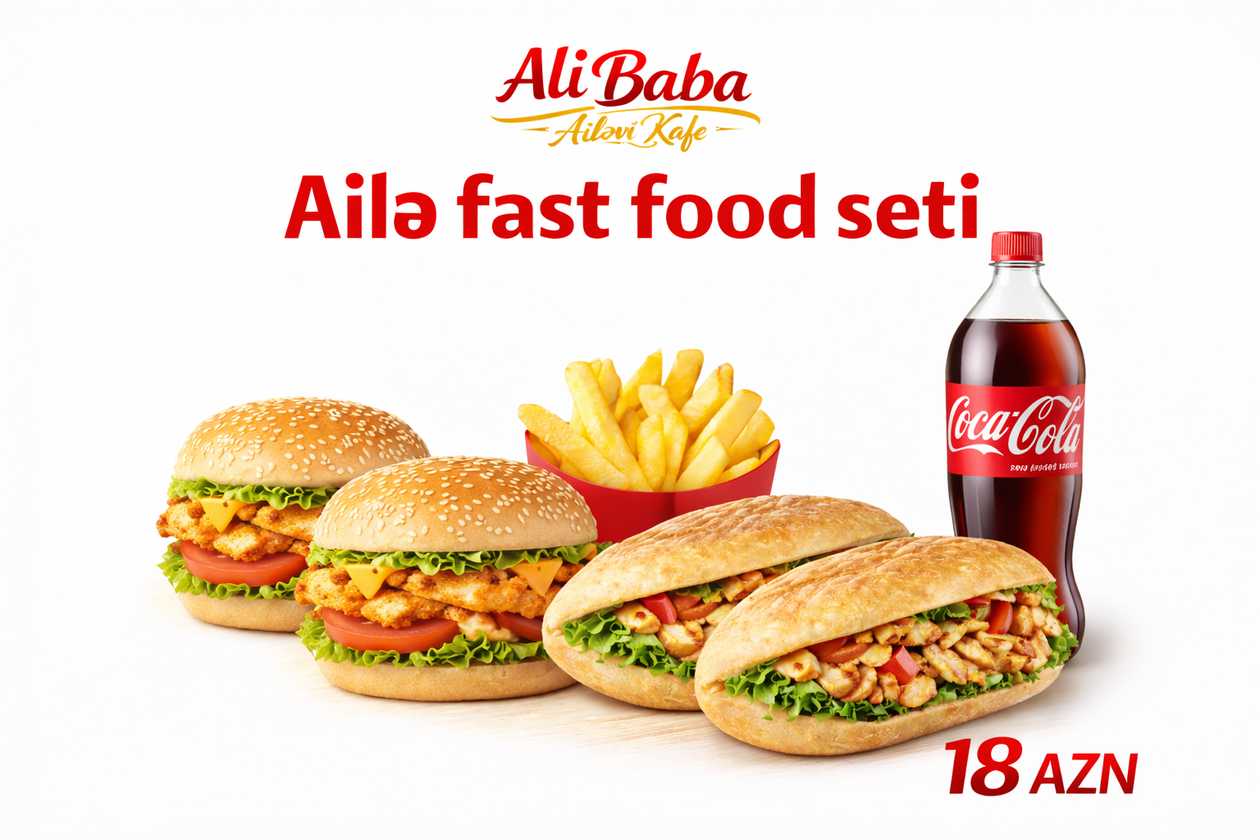 Ailə fast food seti