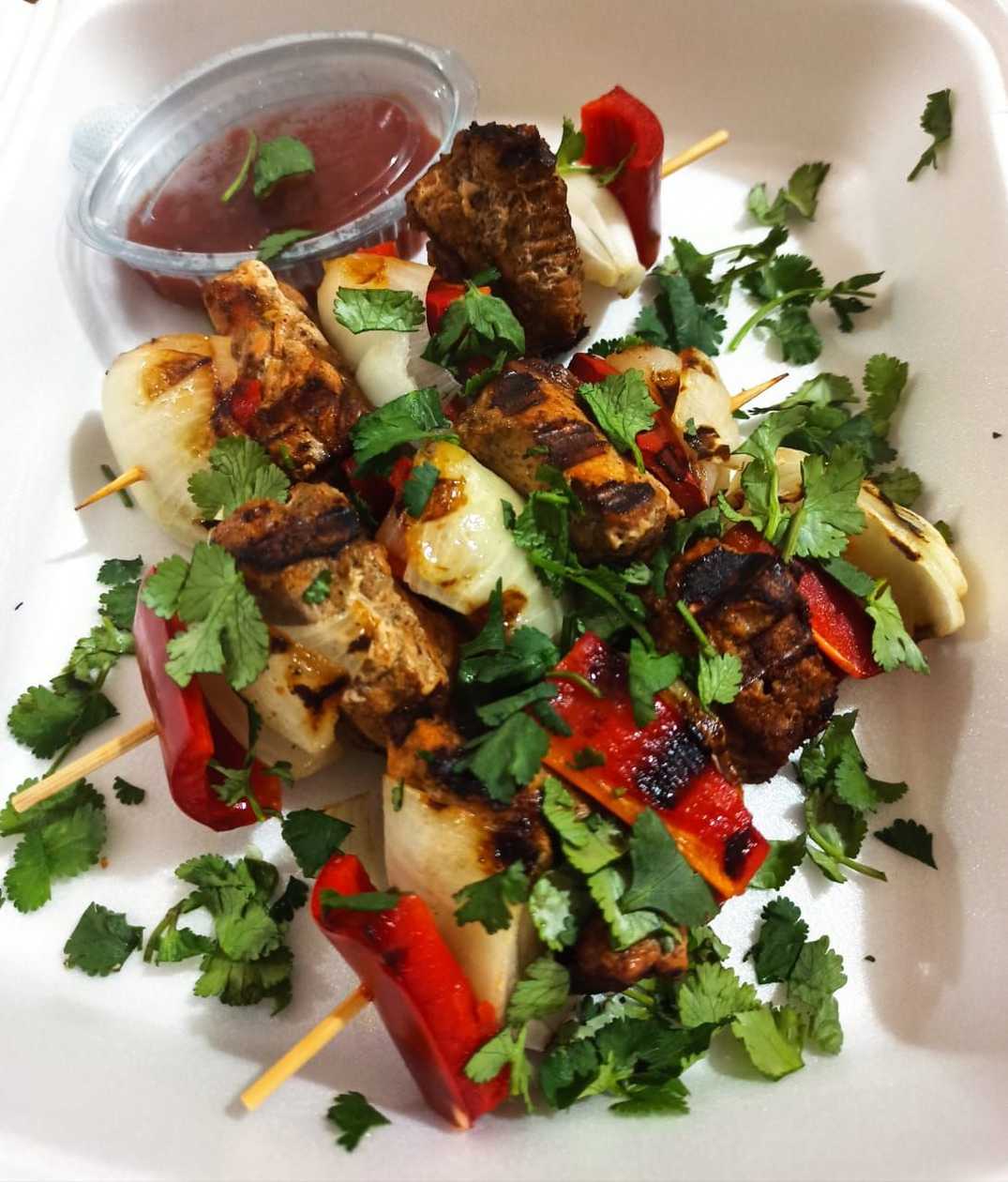 Shish taoouk ( three sticks)