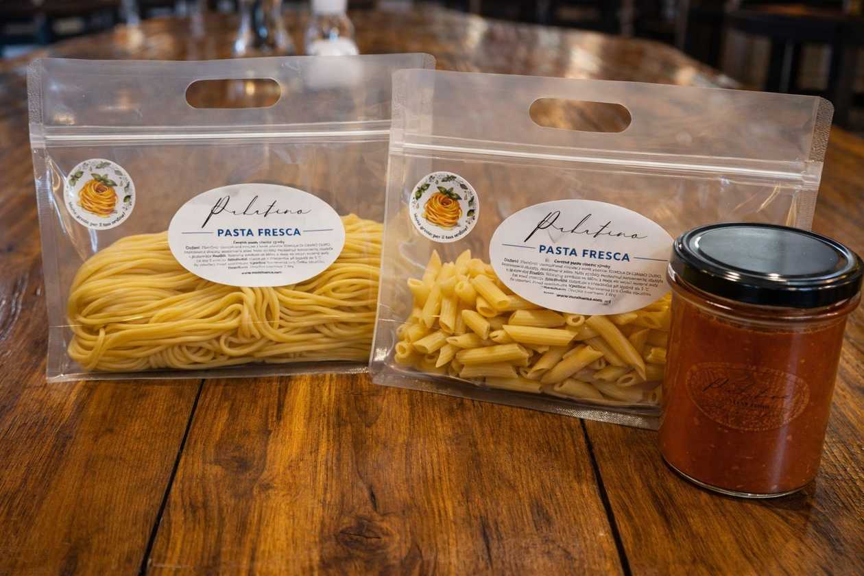 Set Pasta Fresca & loupaná rajčata