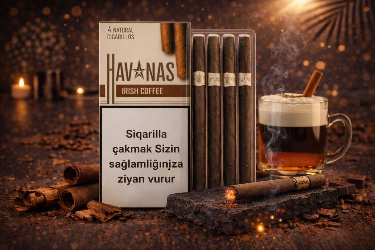 Siqarilla Havanas Irish Coffee (İrlandiya Kofesi) (4 ədədli qablaşdırma)