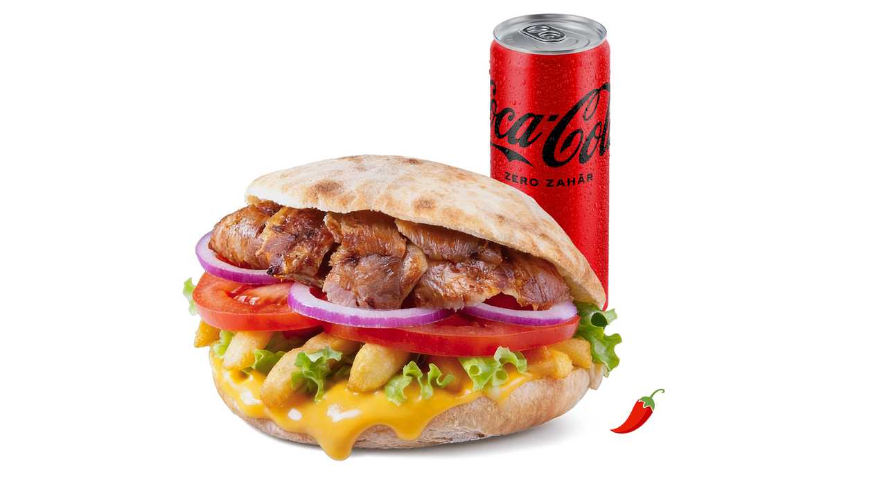 Royal Chessy Chicken Combo with Soda 330ml