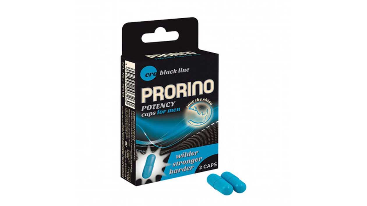 ero PRORINO Potency Caps for Men - Kapsule na podporu mužskej potencie 2 kapsule
