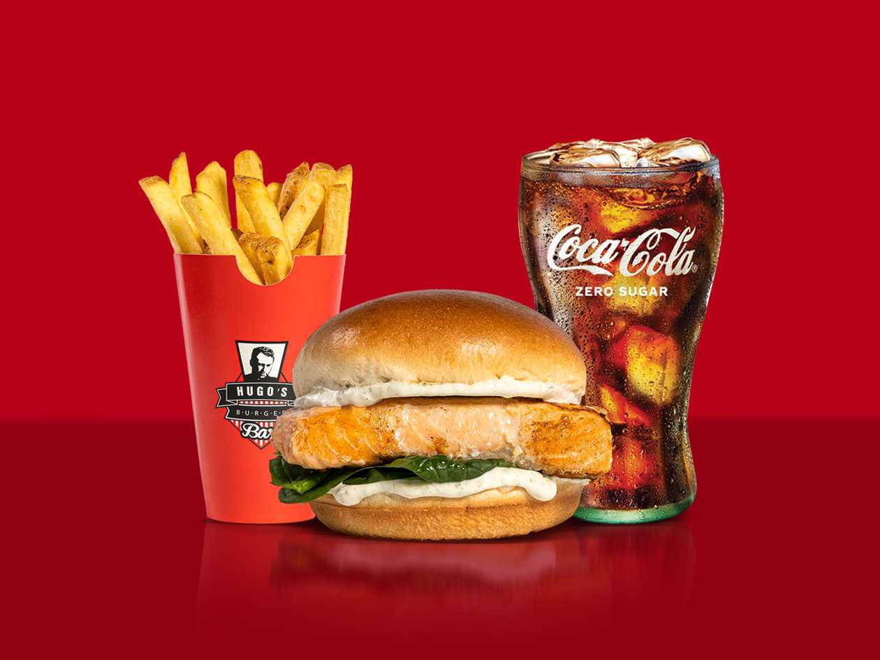 Salmon Burger Meal