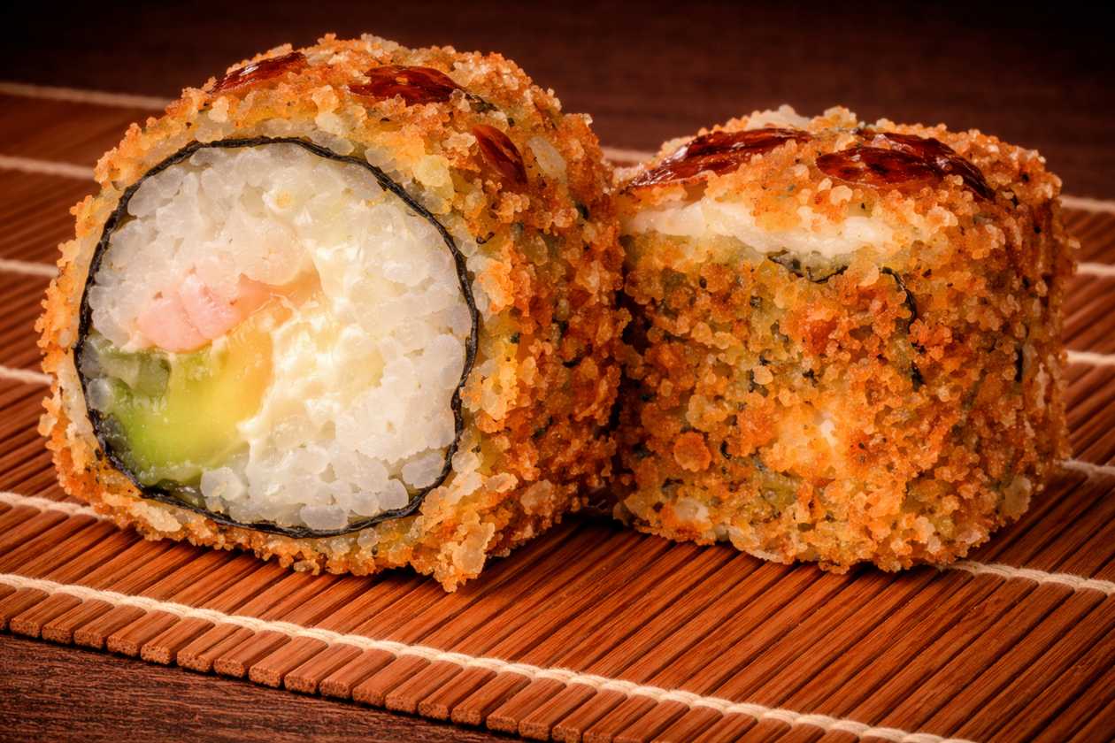 32. Sake Tempura Maki