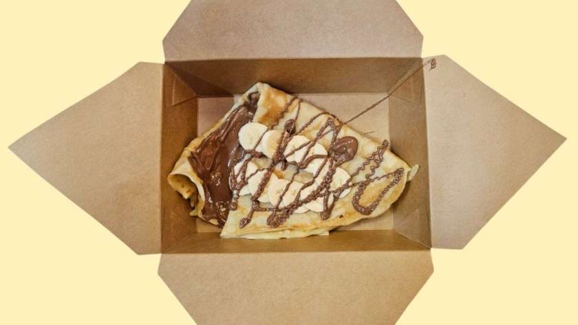 Палачинка с шоколад и банан