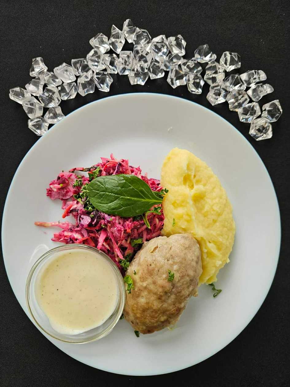 Grilled Salmon with Orange Sauce and Couscous