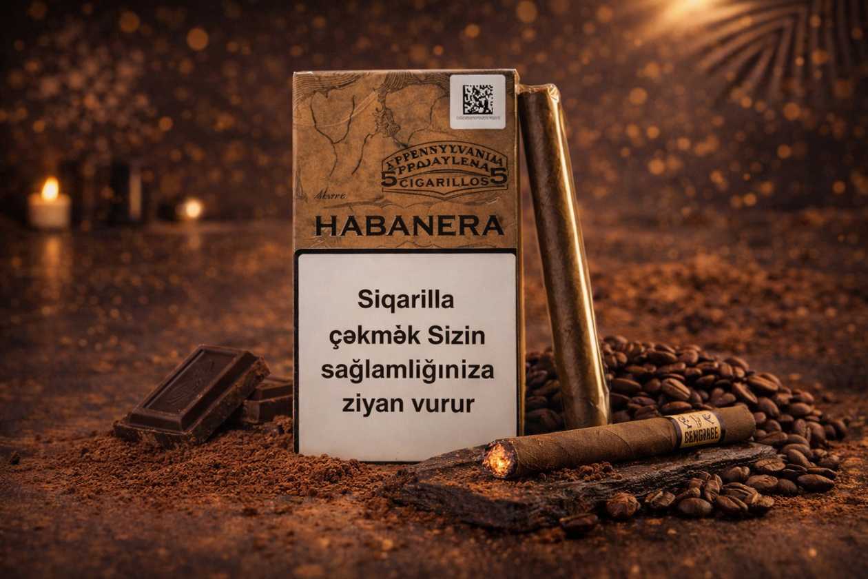 Siqarilla Habanera Pennsylvania Broadleaf – Qutuda 5 ədəd