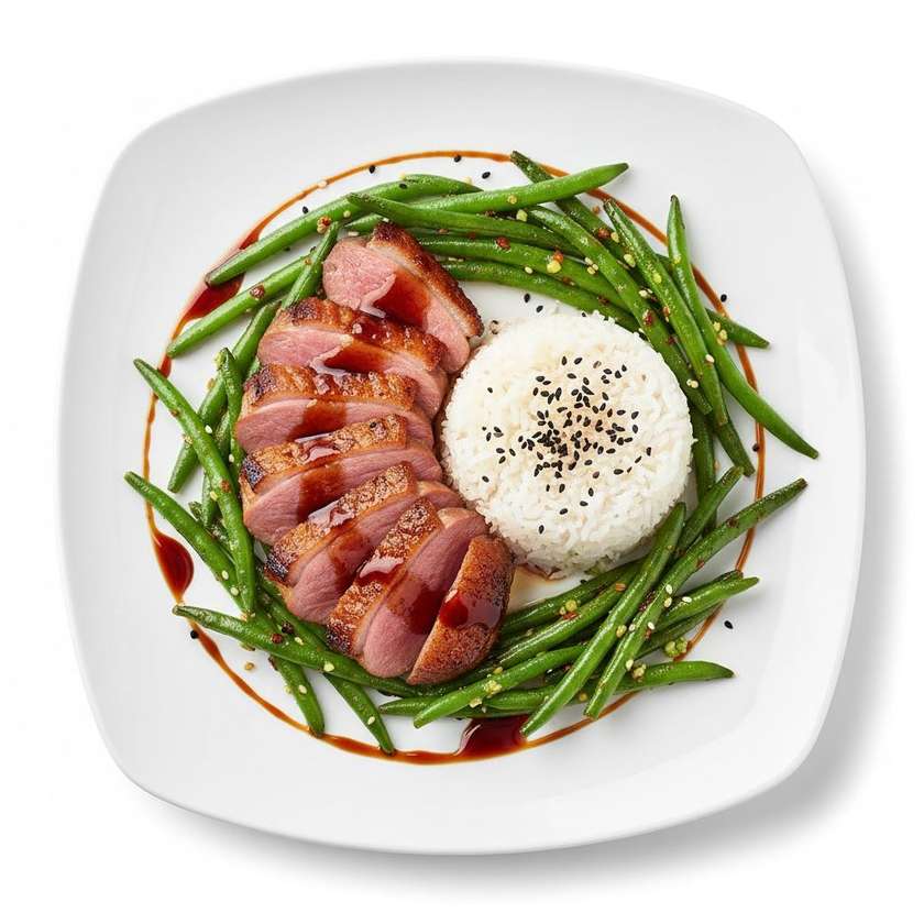 Grilované kačacie prsia na teriyaki omáčke