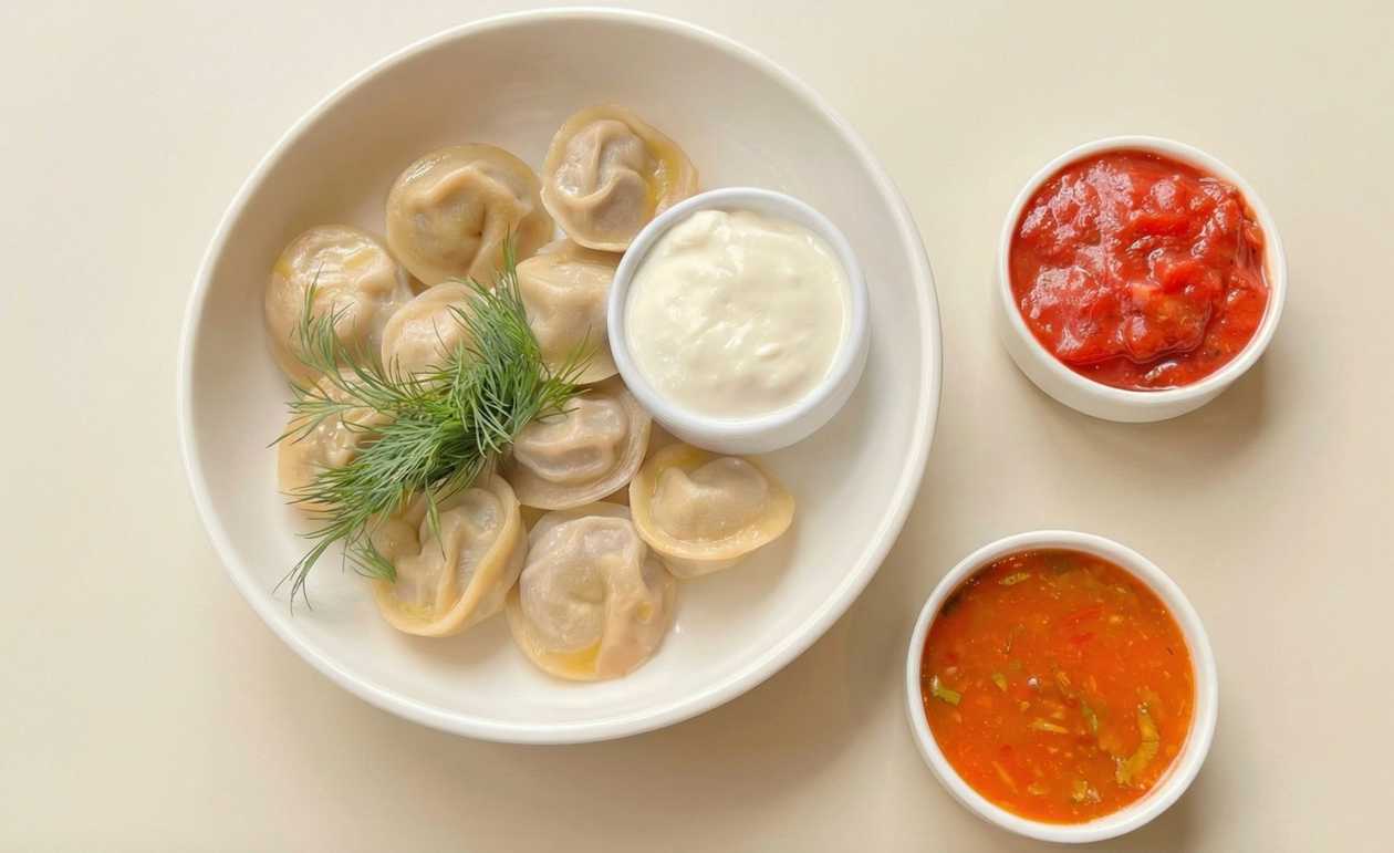 Dumplings in Creamy Cheese Sauce