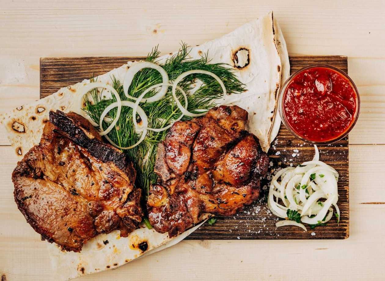 Shashlik pork neck with bone 250g