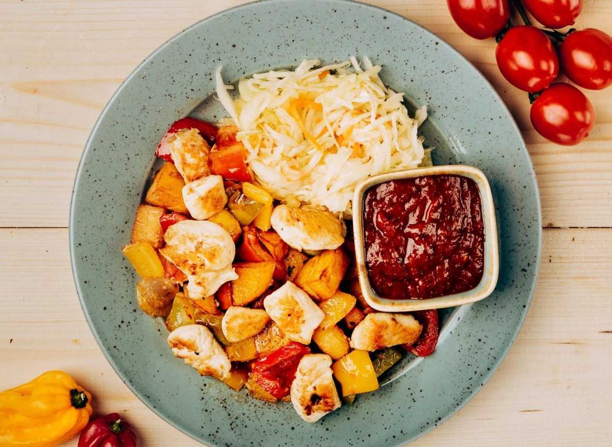 Roasted chicken vegetables 300g