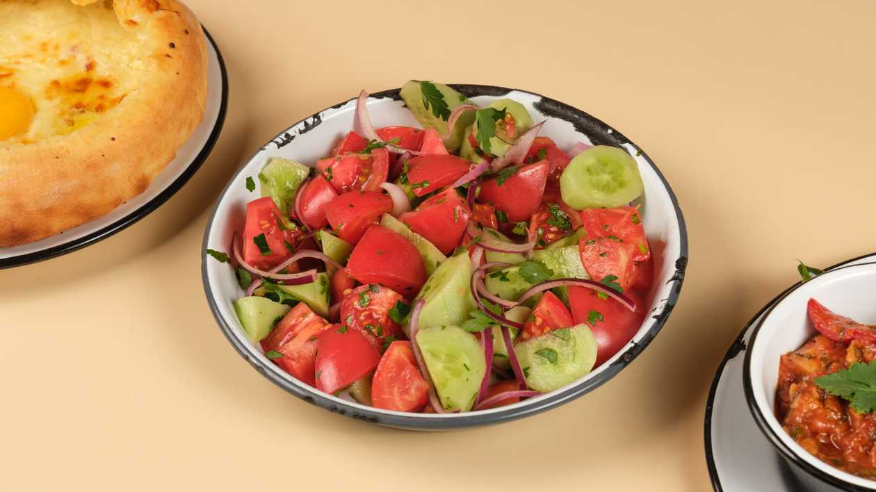 Cucumber and Tomato Salad