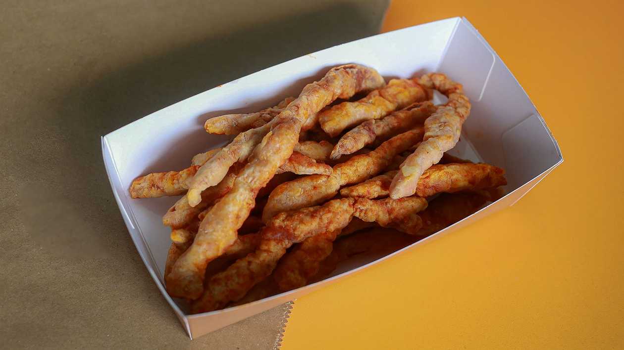 სტრიპსი ქათმის ხორცით