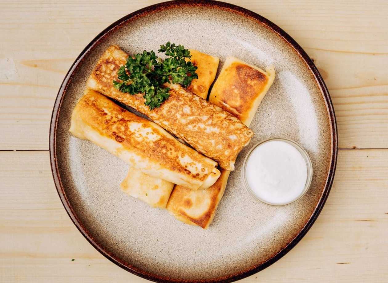 Pancakes with beef 2pcs