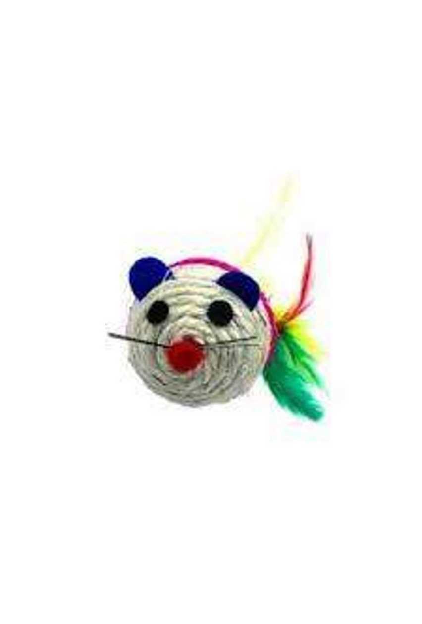 Cat-Shaped Sisal Ball for Scratching