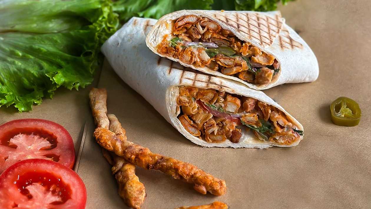 შერეული შაურმა დიდი (ღორის და ქათმის ხორცით)