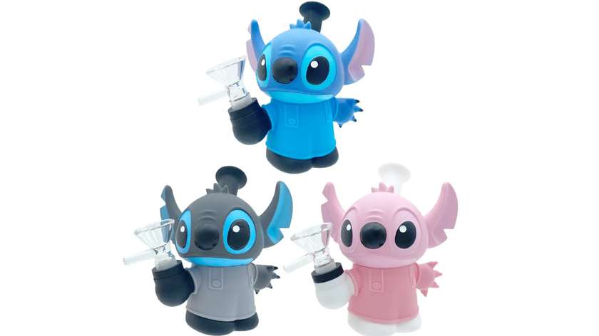 Bongo silikonowe Stich