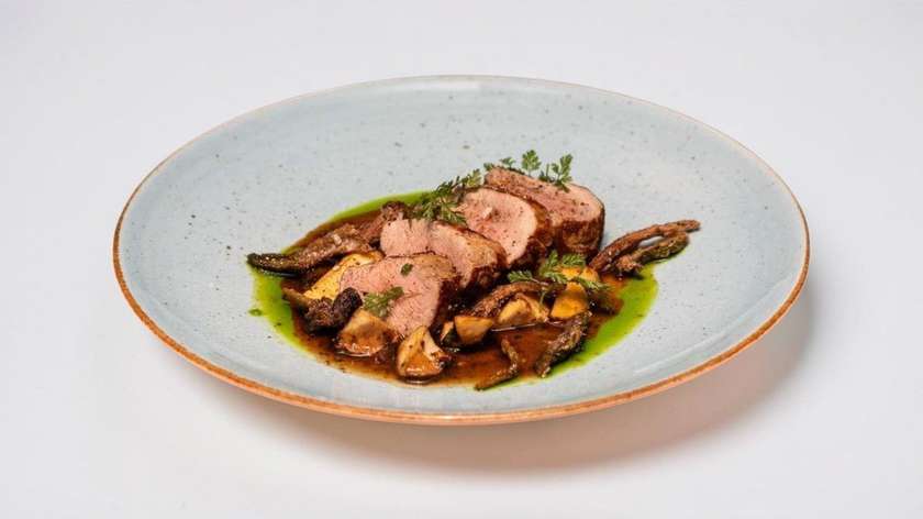 Lombata di Maiale con Funghi