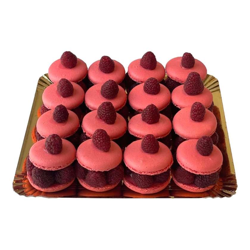 Platou Minimacarons zmeura