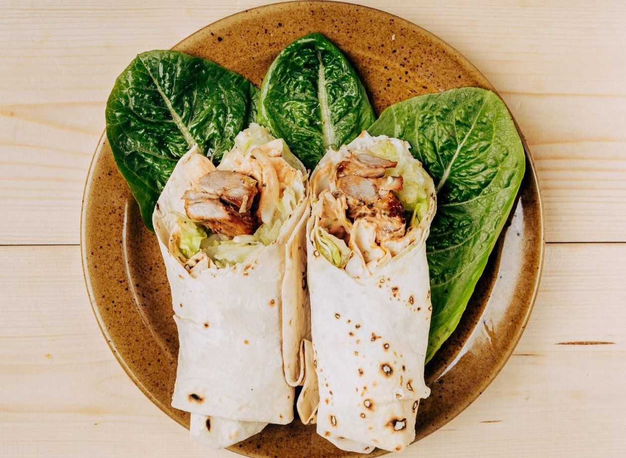 Wrap with pork
