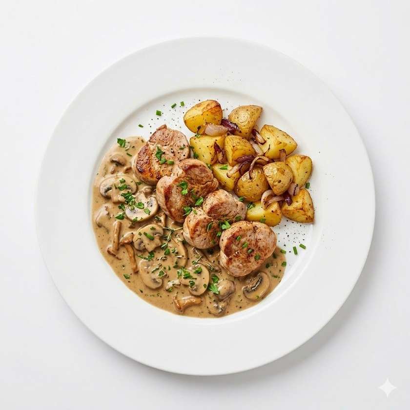 Medailóniky z bravčovej panenky 200g so zemiačkami