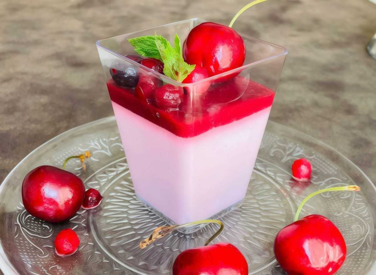 Cherry Panna Cotta