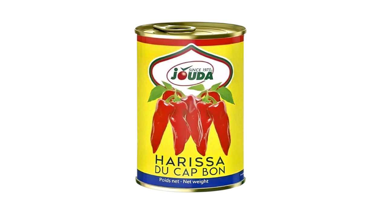 Jouda Tunisian Hot Pepper Harissa 380gr  هريسة فليفلة حارة الأصي