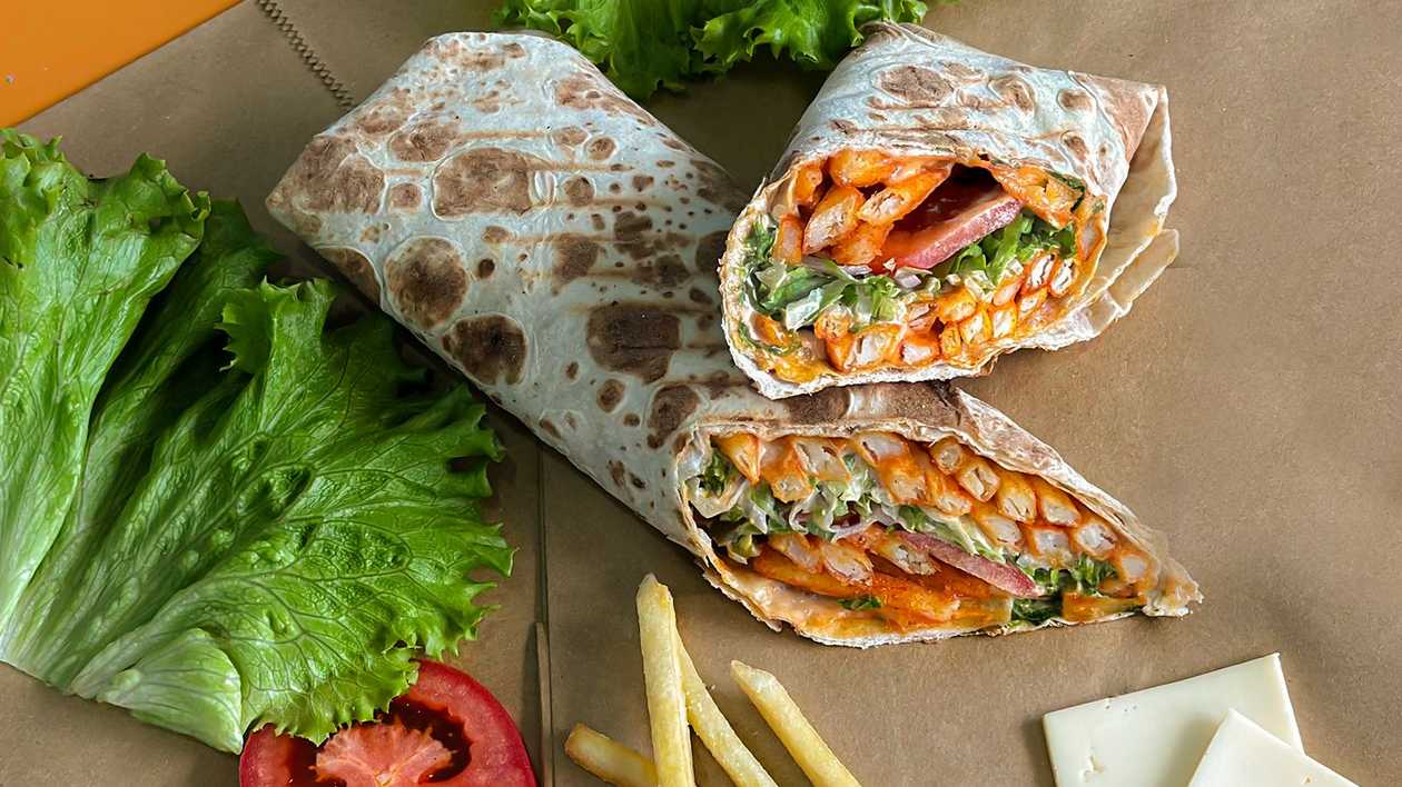 ბოსტნეულის შაურმა ყველით