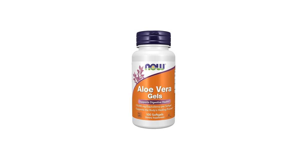 NOW ALOE VERA GELS (100 SOFTGELS)