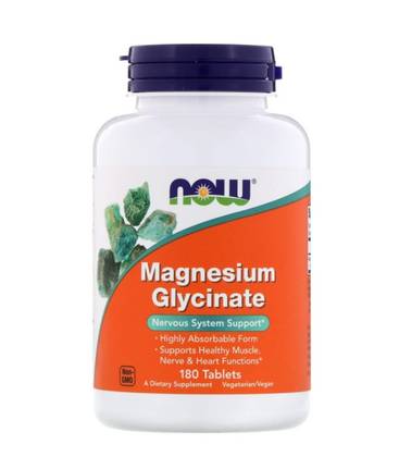NOW MAGNESIUM GLYCINATE (180 TABLETS)