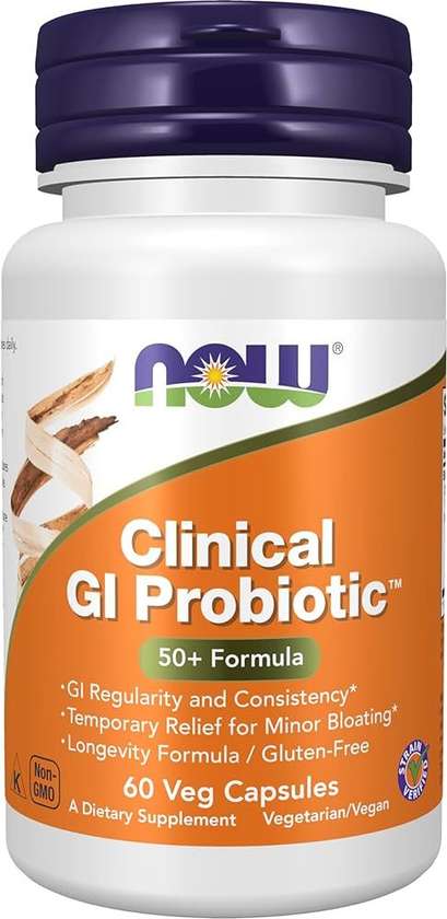 NOW CLINICAL GI PROBIOTIC (60 VEG CAPSULES)