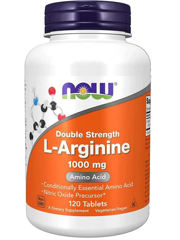 NOW DOUBLE STRENGTH L-ARGININE TABS 1000 MG (120 TABLETS)
