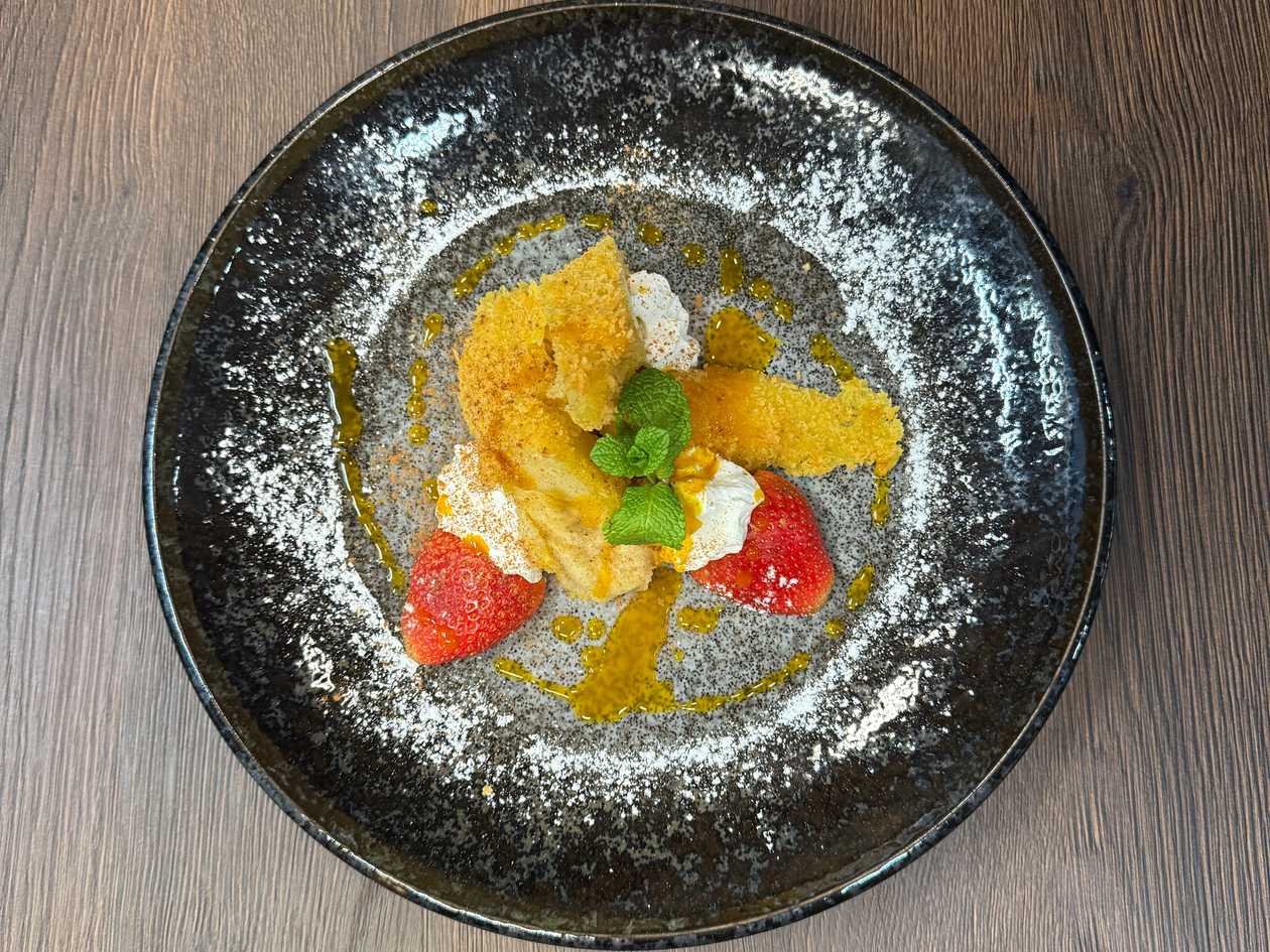 54. Fried Pineapple