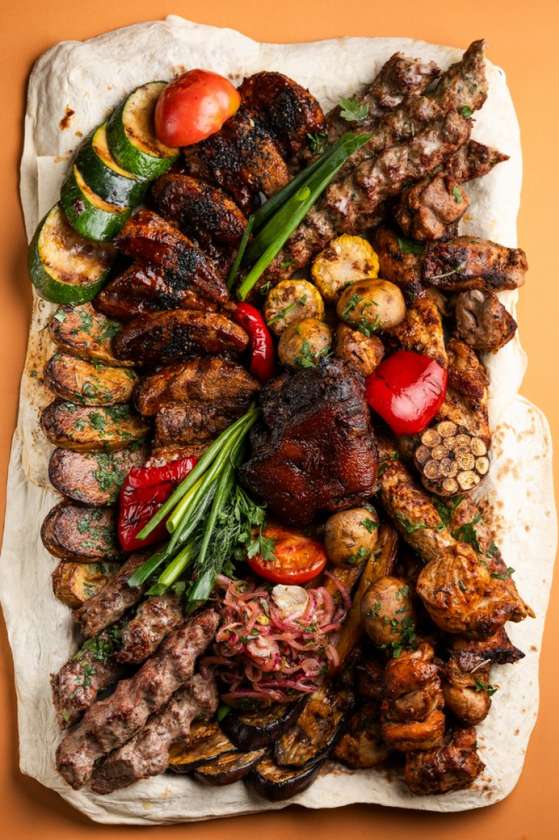 Mięsna uczta z grilla