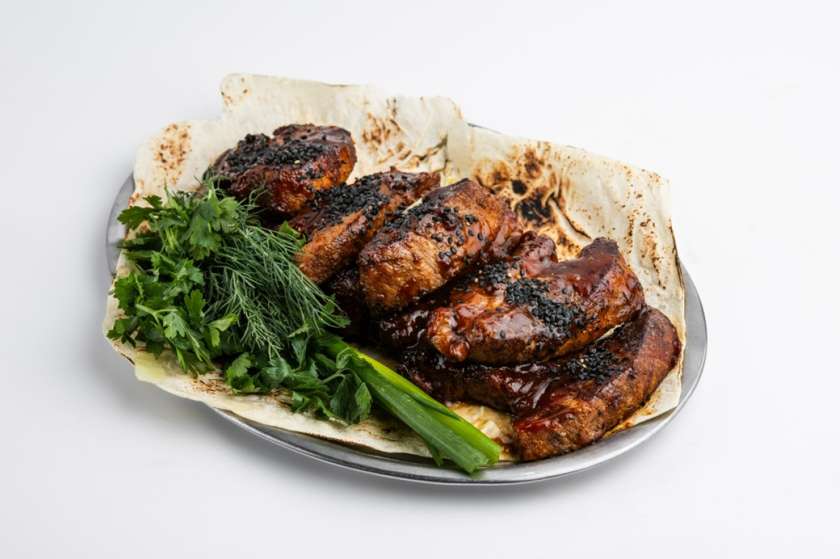 zestaw z Żeberka BBQ