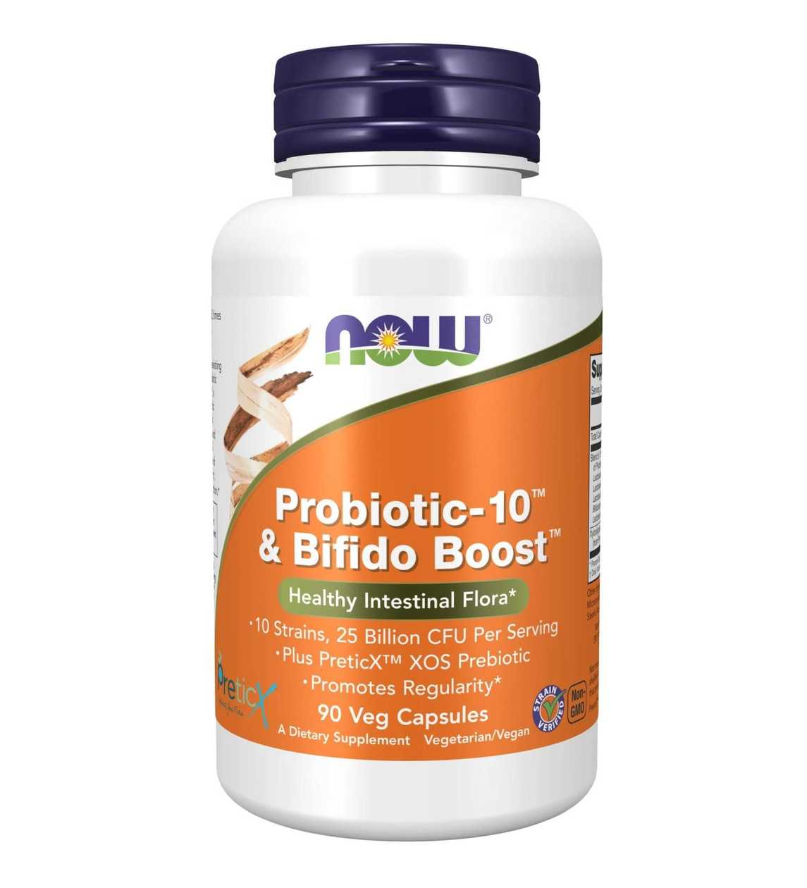 NOW PROBIOTIC-10 & BIFIDO BOOST (90 VEG CAPSULES)