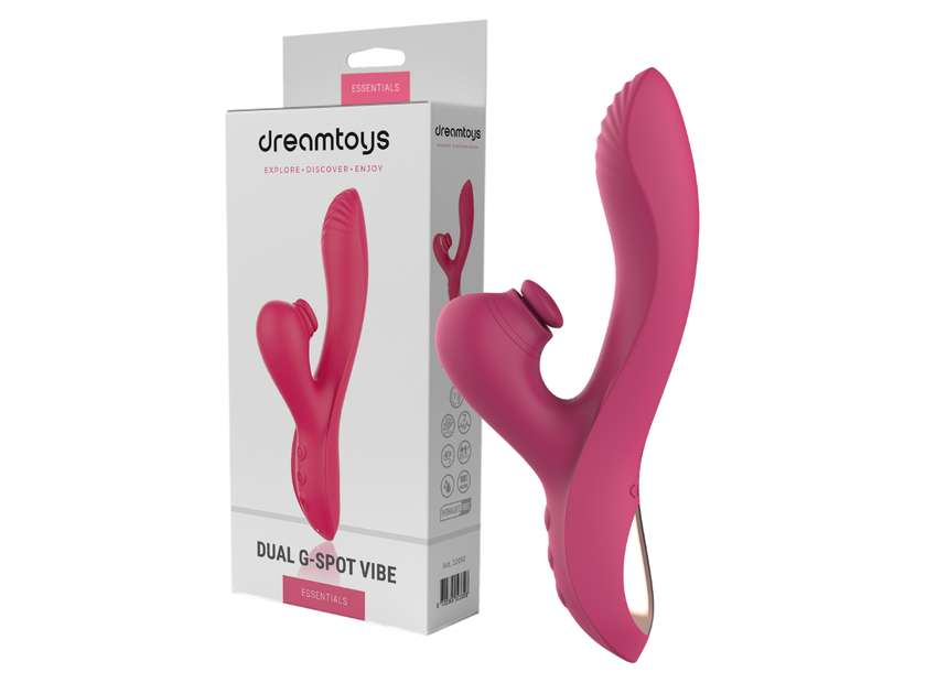 DreamToys Premium Dual G-Spot Vibe dual motor vibrator with tap function