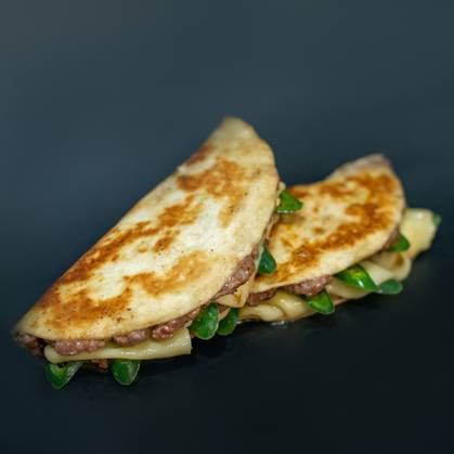 Smashed Burger Tacos ( Spicy)