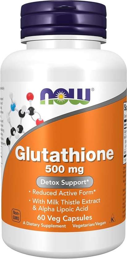 NOW GLUTATHIONE 500 MG (60 VEG CAPSULES)