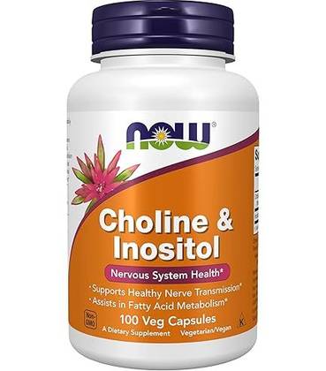 NOW CHOLINE & INOSITOL (100 VEG CAPSULES)