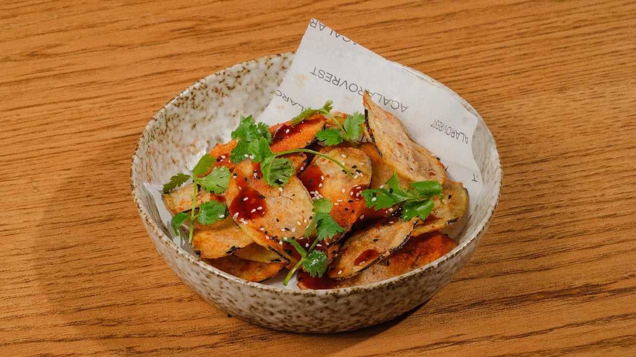 Eggplant chips