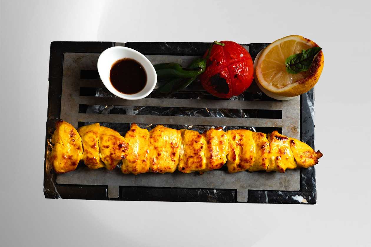 Grill Saffron Chicken (Joojah Kabab)