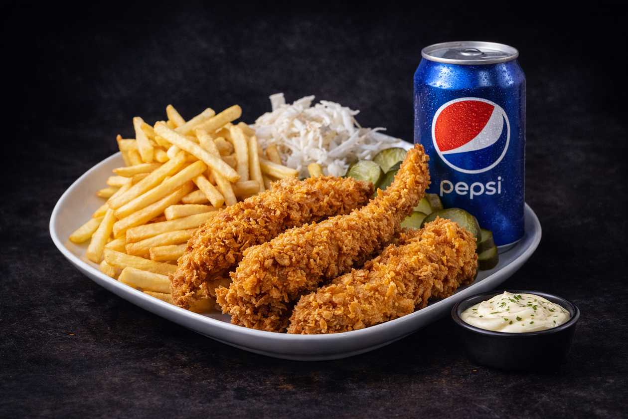 Meniu Crunchy T-Rex + Bautura