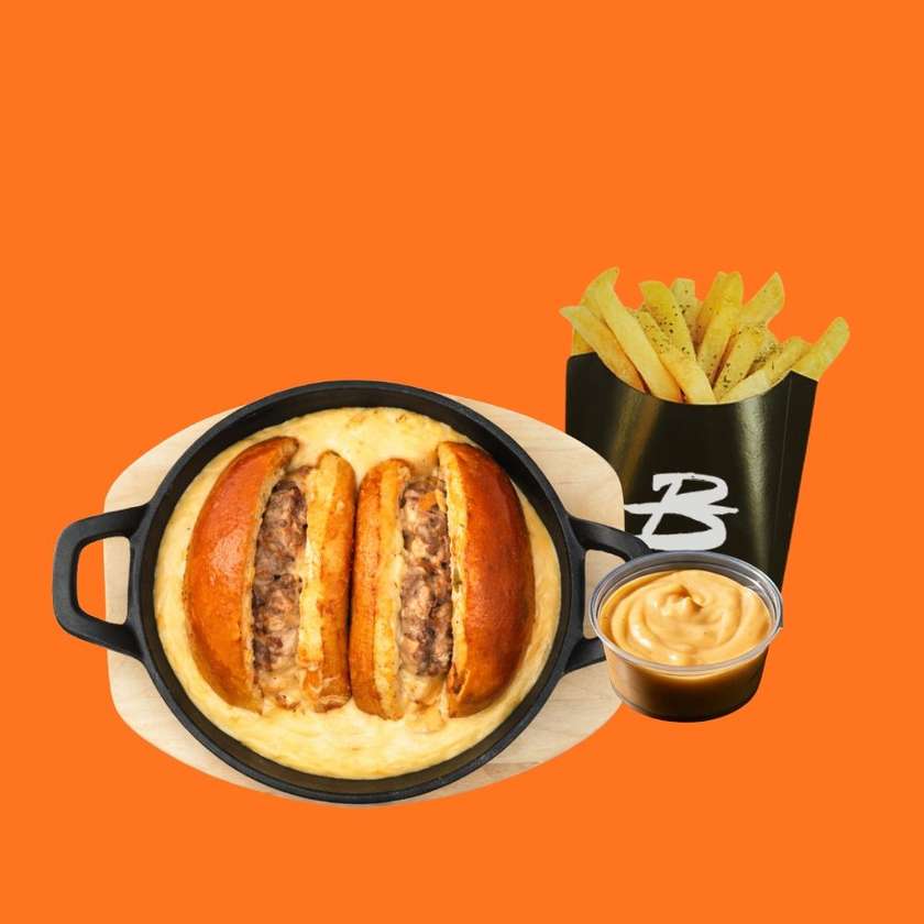 Menu B Cheesy Burger