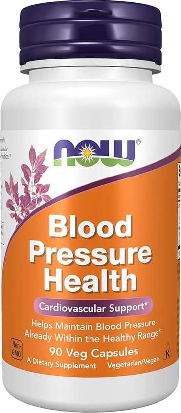 NOW BLOOD PRESSURE HEALTH (90 VEG CAPSULES)
