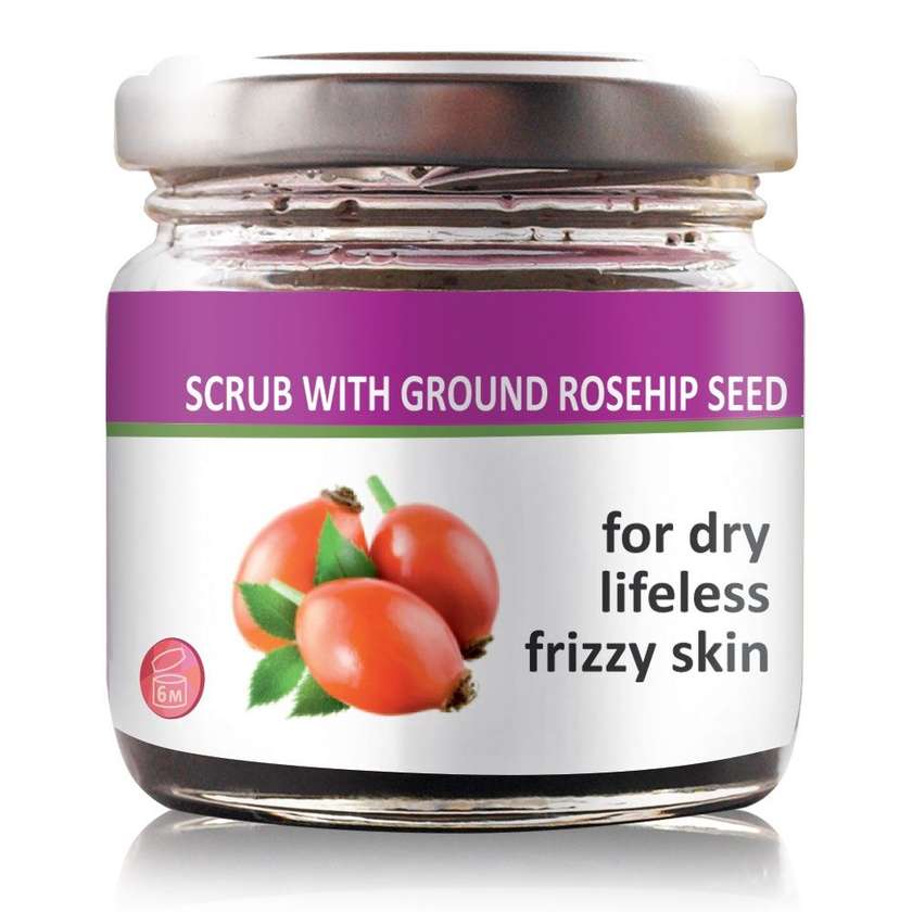 9993232 Face And Body Scrub With Finely Ground Rosehip Seed, 100 ml, Radika