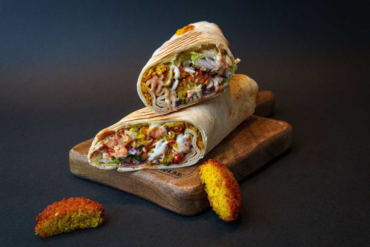 Falafel in lavash